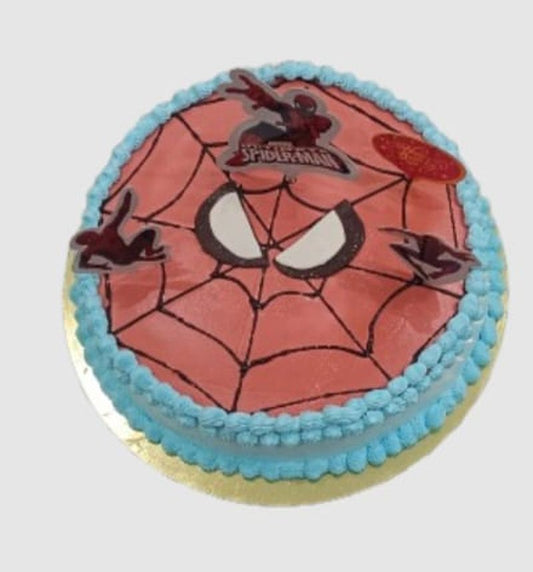 Spiderman theme Cake