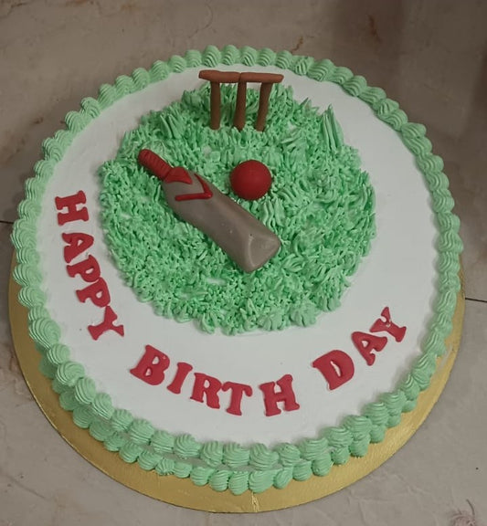 Cricket lover theme Cake!
