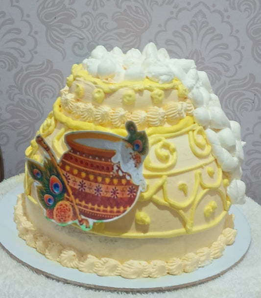 Janmashtami Special Matka Cake