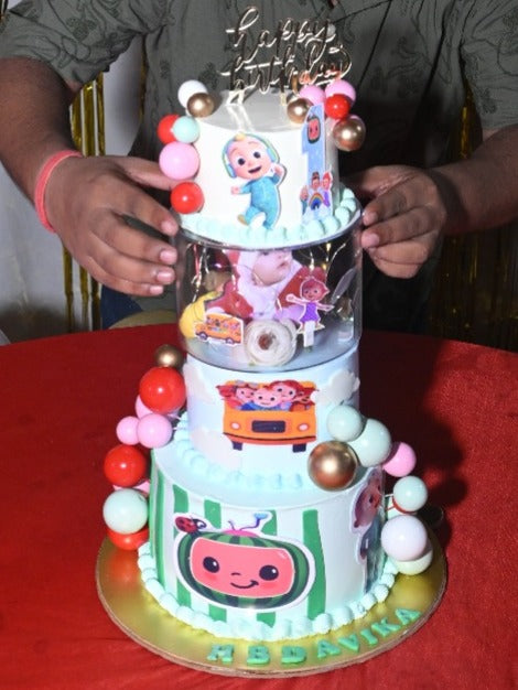 Cocomelon Theme Cake 🍉🎂