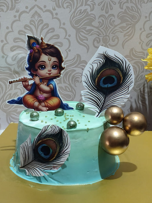 Janmashtami Celebration Cake 🥳🎂